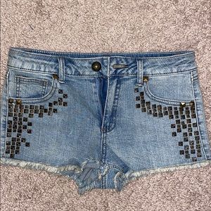 Embellished Jean Shorts
